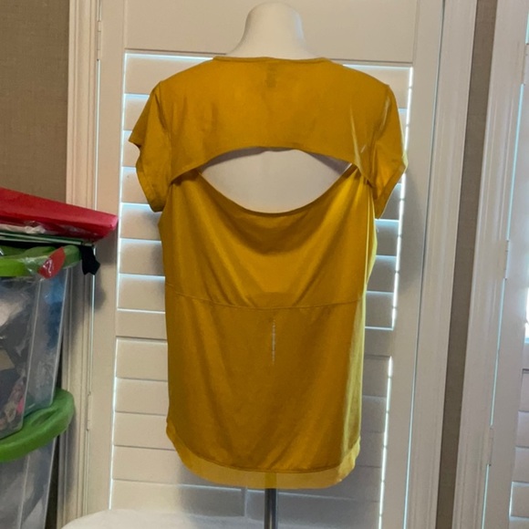 Champion Women's Short Sleeve Mustard Tee - Picture 3 of 5